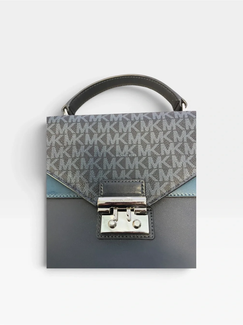 Michael Kors blue  Logo Top-Handle Satchel